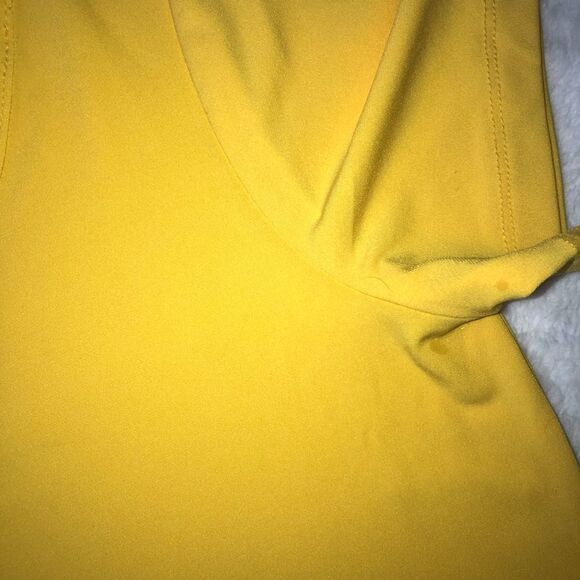 𝅺nwot Womens XSmall Petite Susan Graver SS Keyhole Blouse - Picture 5 of 8